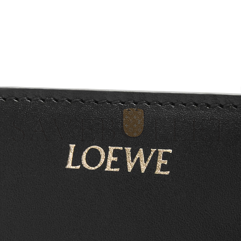 LOEWE KNOT COMPACT WALLET IN SHINY NAPPA CALFSKIN CEM1NCWX01 (11.4*8.5*3cm)